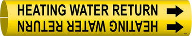 Pipe Marker Heating Water Return