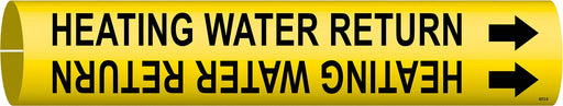 Pipe Marker Heating Water Return