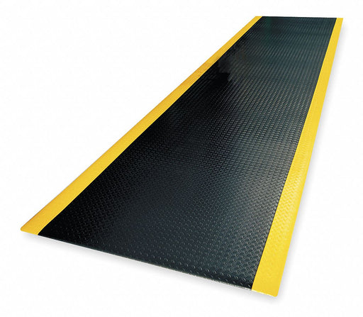 Antifatigue Runner Black YllwBrdr 3x20ft
