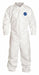 Collared Coverall Elastic White XL PK25