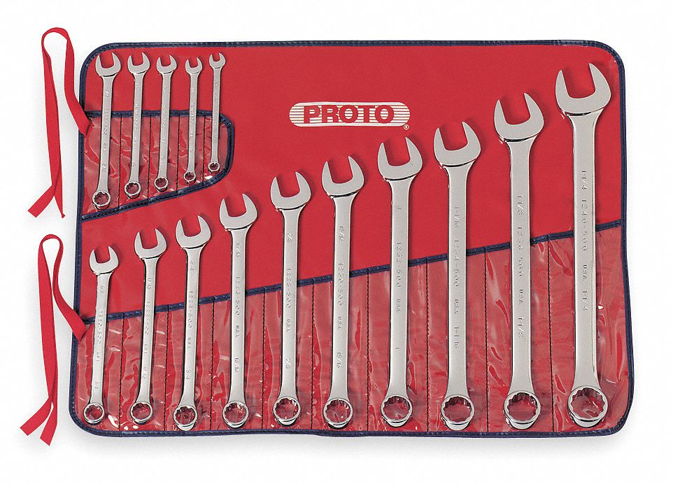 Combo Wrench St Steel Polish Stnrd Ofst