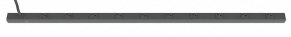 Outlet Strip 10 Outlet 15A 48 L Gry