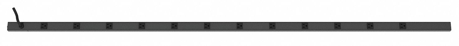Outlet Strip 12 Outlet 15A 77 L Gry