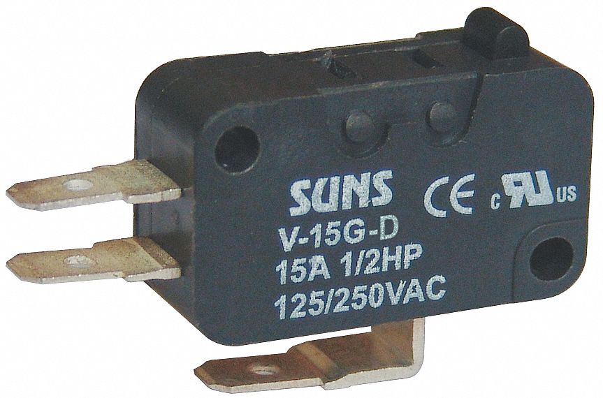 MiniSnapActionSwitch Plunger 1NO/1NC