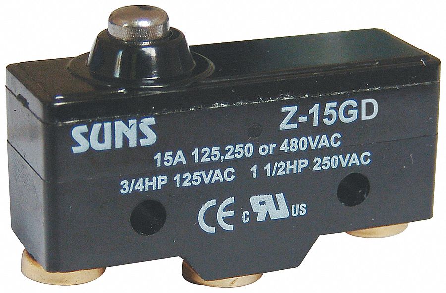 Snap Action Switch Plunger SPDT