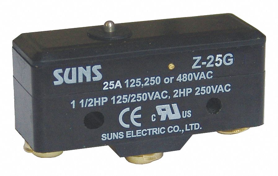 Snap Action Switch Pin Plunger 1NO/1NC