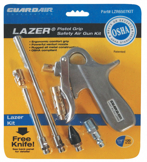 Air Gun Kit 1/4 in FNPT Alum Silver