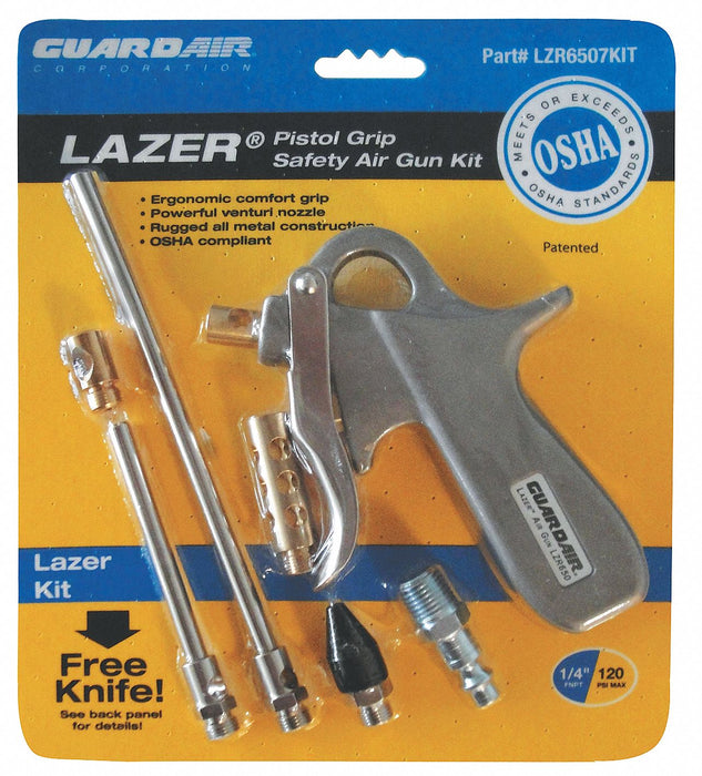 Air Gun Kit 1/4 in FNPT Alum Silver