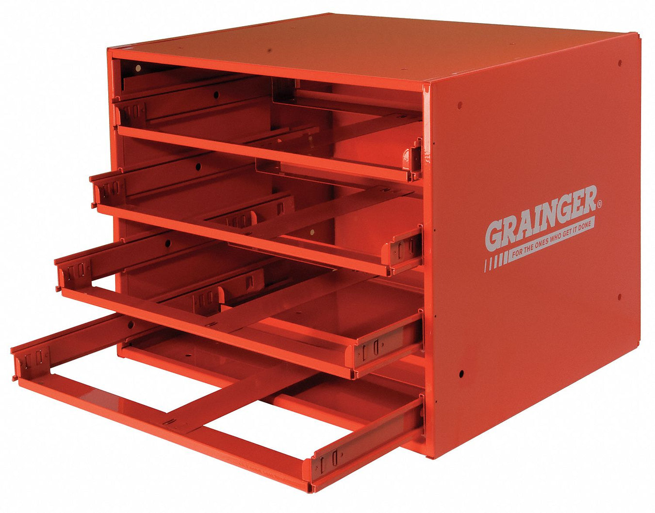 K4856 SldngDrwrCabFrame Red Glide Steel 4Bx