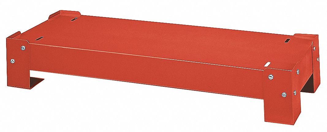 BaseforBinStorageUnit Red Steel PwdrCtd
