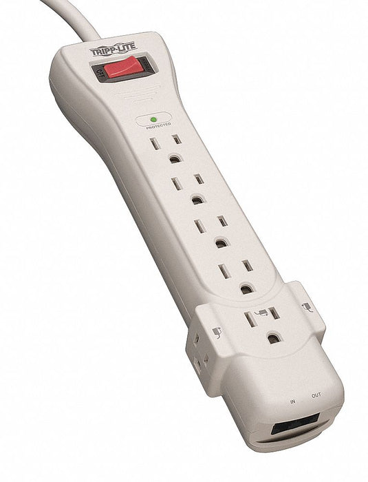 OutletStrip Gray 10-5/16in 7Outlets