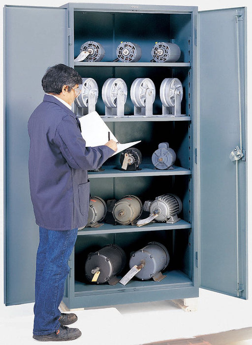 Storage Cabinet 82 x36 x24 DvGry 4Shlv