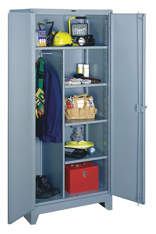 Storage Cabinet 82 x36 x24 DvGry 4Shlv