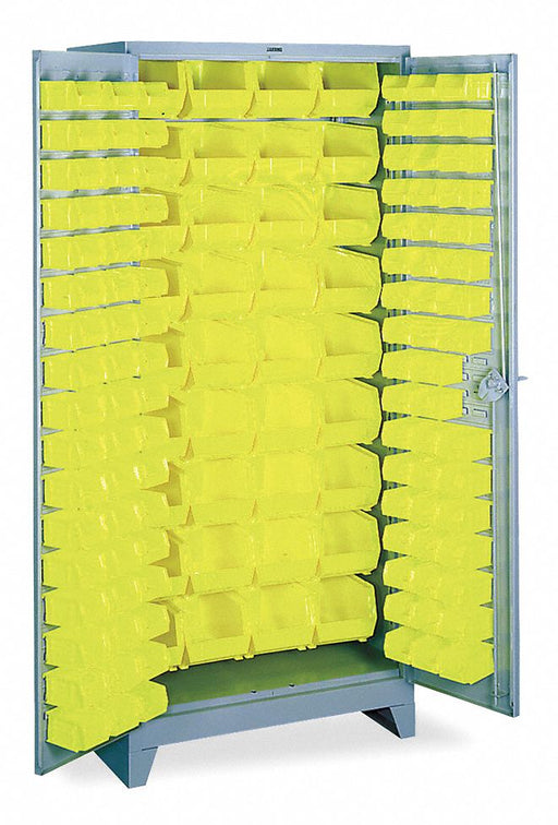Bin Cabinet 82 x36 x21 DvGry 136YlwBns