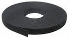 Hook-and-Loop Cable Tie Roll 75 ft Black