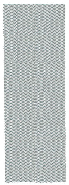 Back Panel 90 x36 x1/2 DGry Metal