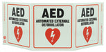 AED Sign Projecting Plastic