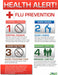 Flu Poster 22 in x 16 in Plastic