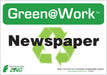 Recycling Adhesive Sign 7x10in PK5