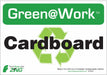 Recycling Adhesive Sign 7x10in PK5