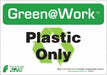 Plastic Only Adhsve Sign 7x10in PK5