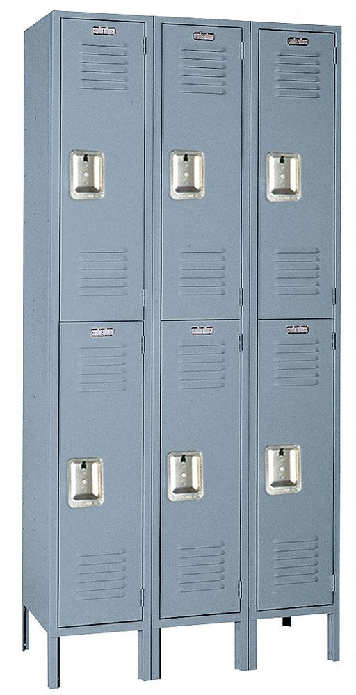 Wrdrb Lockr Lvrd 3 Wide 2 Tier Dove Gray