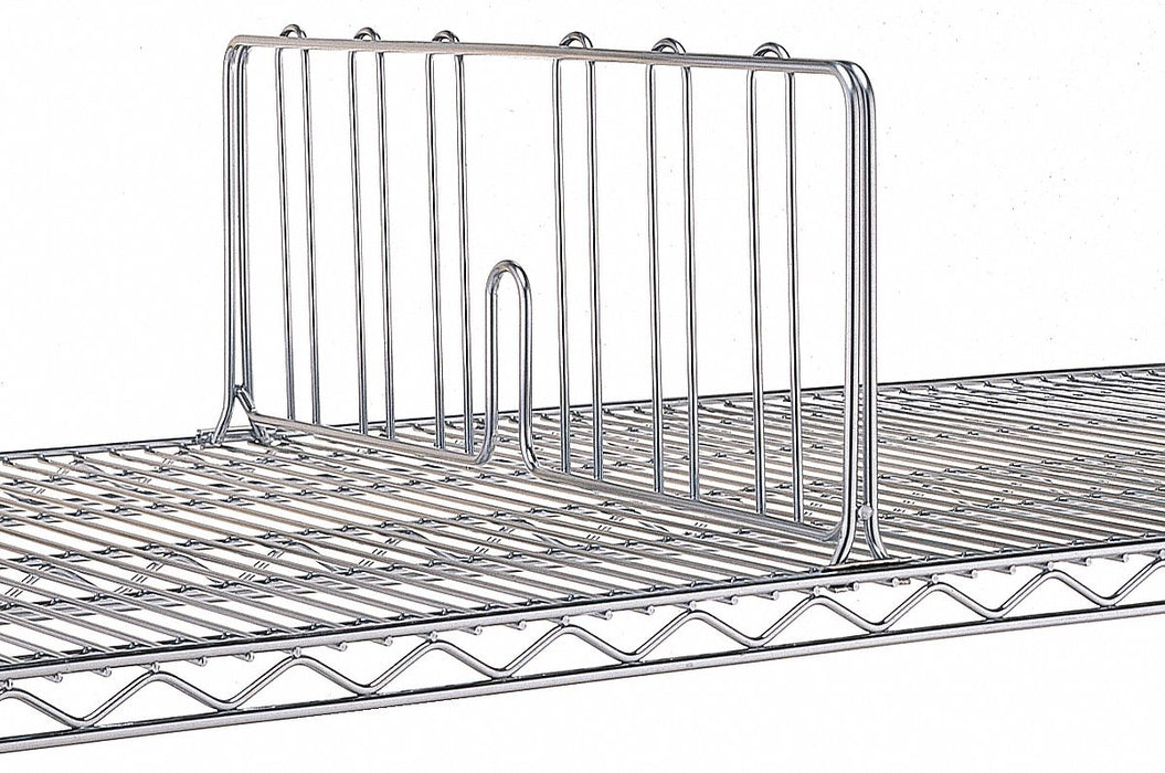 Shelf Divider 2inx8inx24in Steel PK6