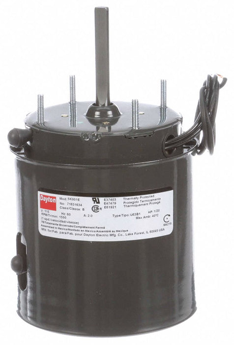Motor 1/20 HP 1550 rpm 4 115V