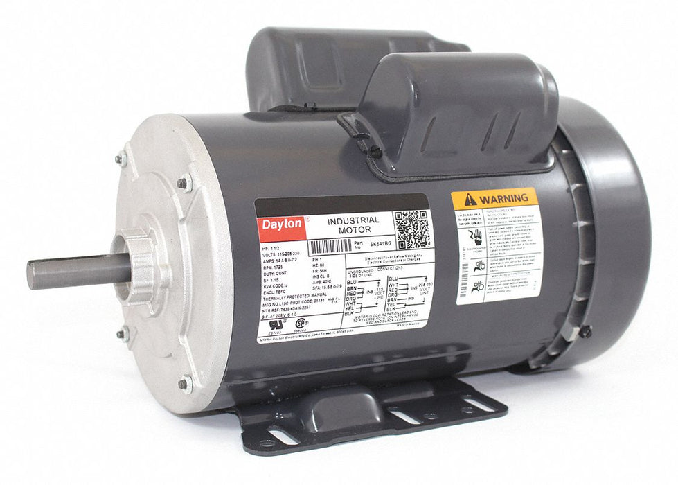 GP Motor 1 1/2 HP 1 725 RPM 115/208-230V