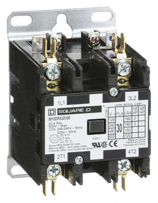 H2650 DefPurpContactor 208/240-220VAC 1P 30A
