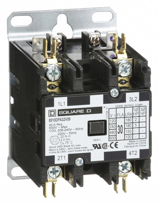 H2650 DefPurpContactor 208/240-220VAC 1P 30A