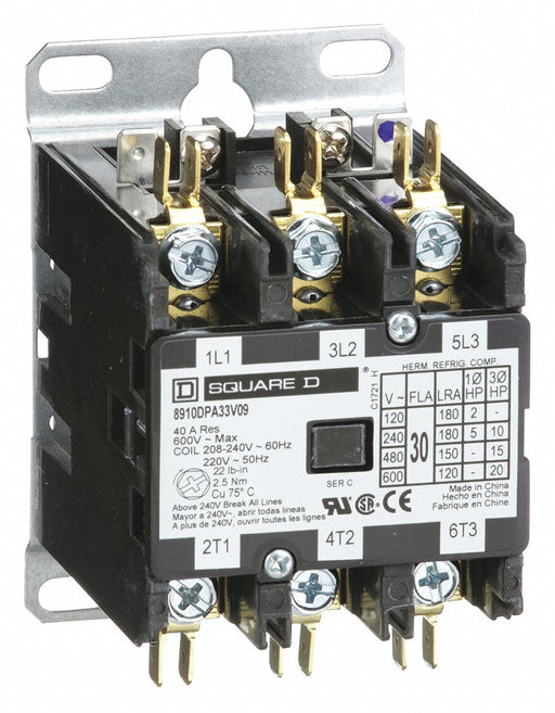 H2654 DefPurpContactor 220/208-240VAC 3P 30A