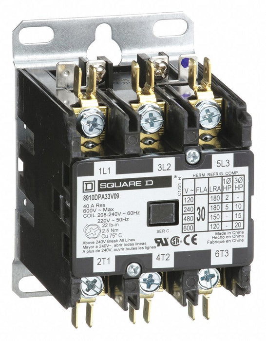 H2654 DefPurpContactor 220/208-240VAC 3P 30A