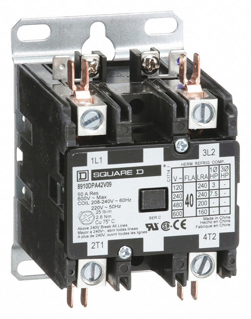 H2651 DefPurpContactor 220/208-240VAC 3P 75A