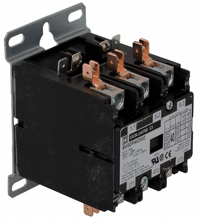 H2655 DefPurposeMagContactor 440/480VAC 3P 40A