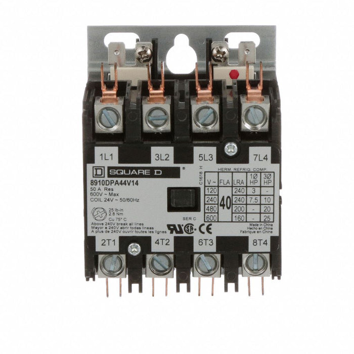 H2659 DefPurposeMagContactor 24VAC 4P 40A