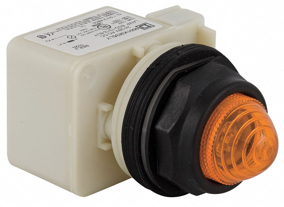 H4515 Pilot Light Amber 30mm LED