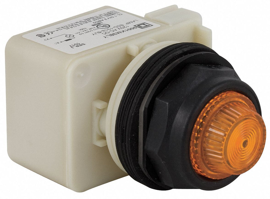 H4544 Pilot Light Amber 30mm LED