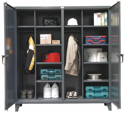 Strg Cab 78 x72 x24 DrkGry 10Shlv