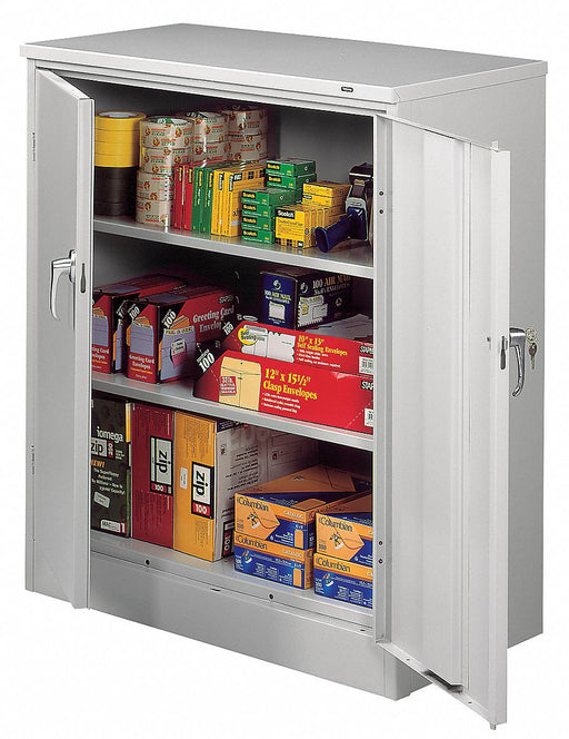 Storage Cabinet 42 x36 x24 LtGry 2Shlv