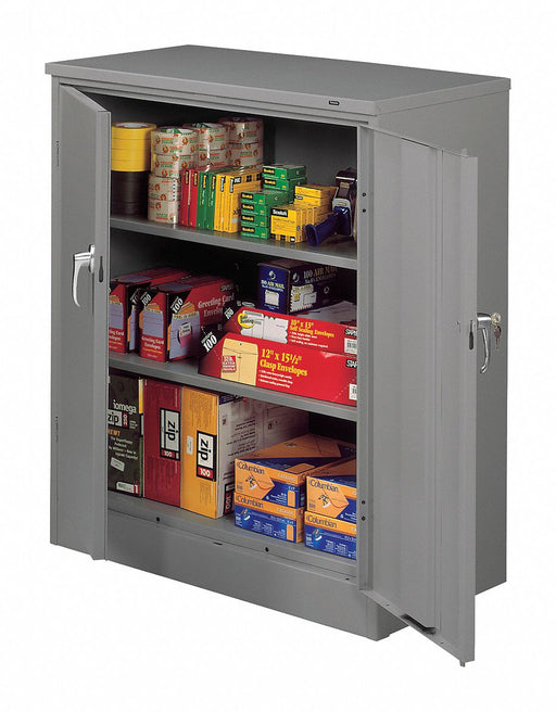 Storage Cabinet 42 x36 x18 MdGry 2Shlv