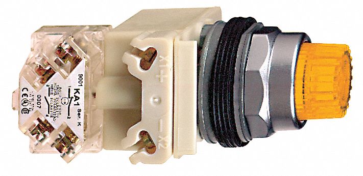 H6931 IllumPushButton Transformer Amber SPDT
