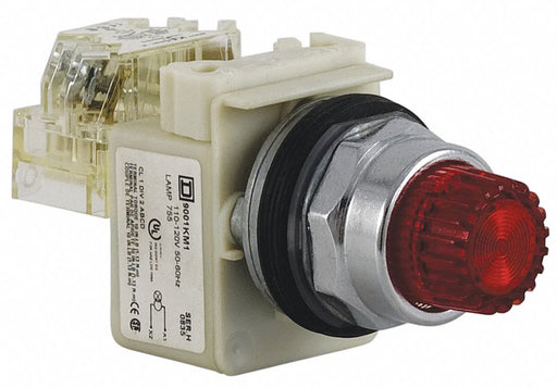 H6931 IllumPushButton Transformer Red 1NO/1NC
