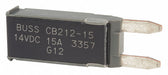 Automotive Circuit Breaker CB212 15A 12V