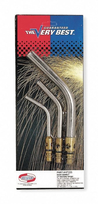 UNIWELD LP Twister MAP/Pro Torch Tip Set