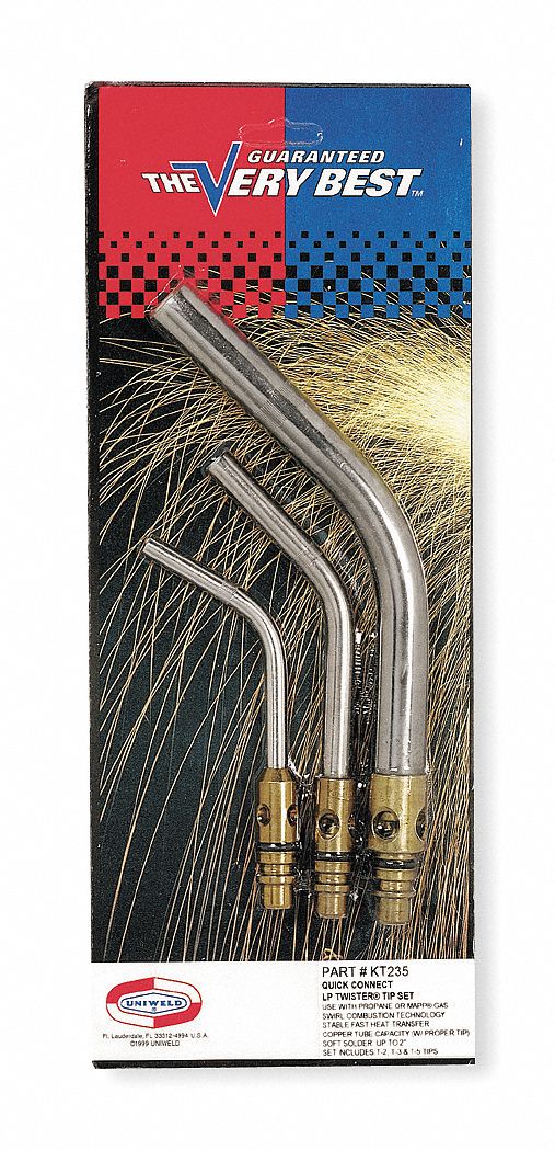 UNIWELD LP Twister MAP/Pro Torch Tip Set