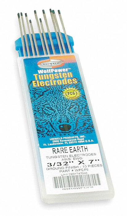 UNIWELD Lt Blue Tungsten Electrode PK10