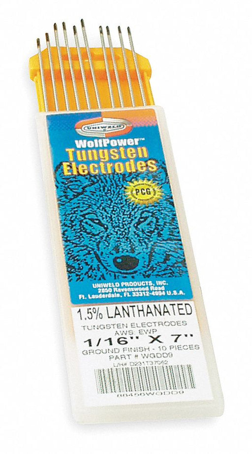 UNIWELD Blue Tungsten Electrode PK10