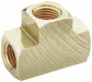 Extruded Tee Brass 3/8 in Pipe Size FNPT