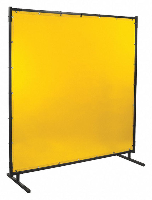 Welding Screen 6 ft H 8 ft W Yellow
